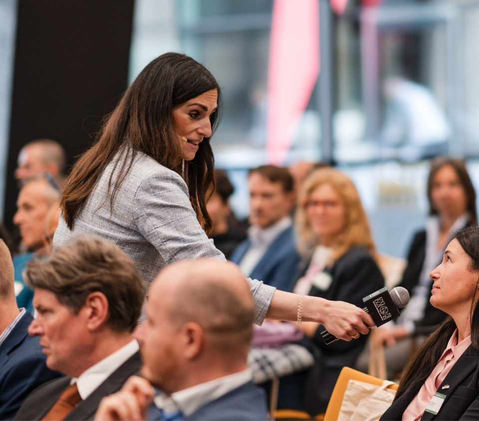 Karin Lausch auf dem Südtiroler Führungsforum.