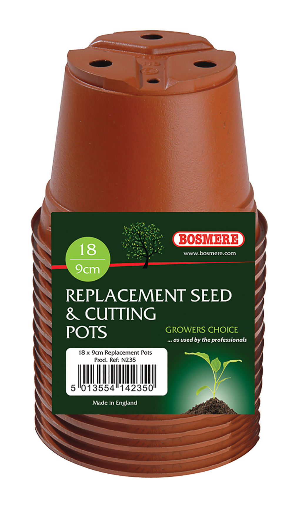 Replacement Seed & Cutting Pots 18 x 9cm (Growers Choice)