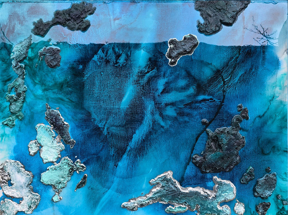 Ocean world, 80 x 60 cm