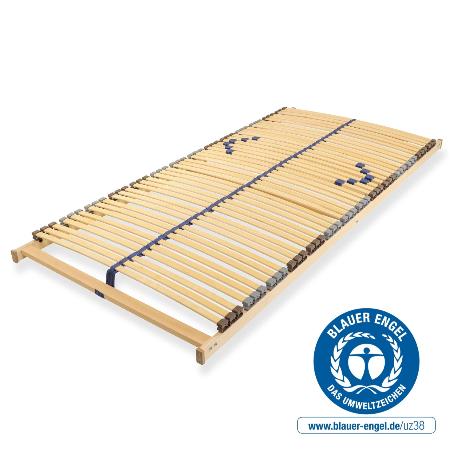 Lattenrost montiert, 7 Komfortzonen, 42 Latten