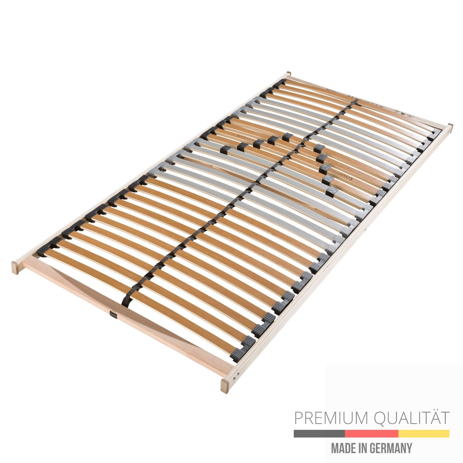 Lattenrost montiert, 7 Komfortzonen, 28 Latten