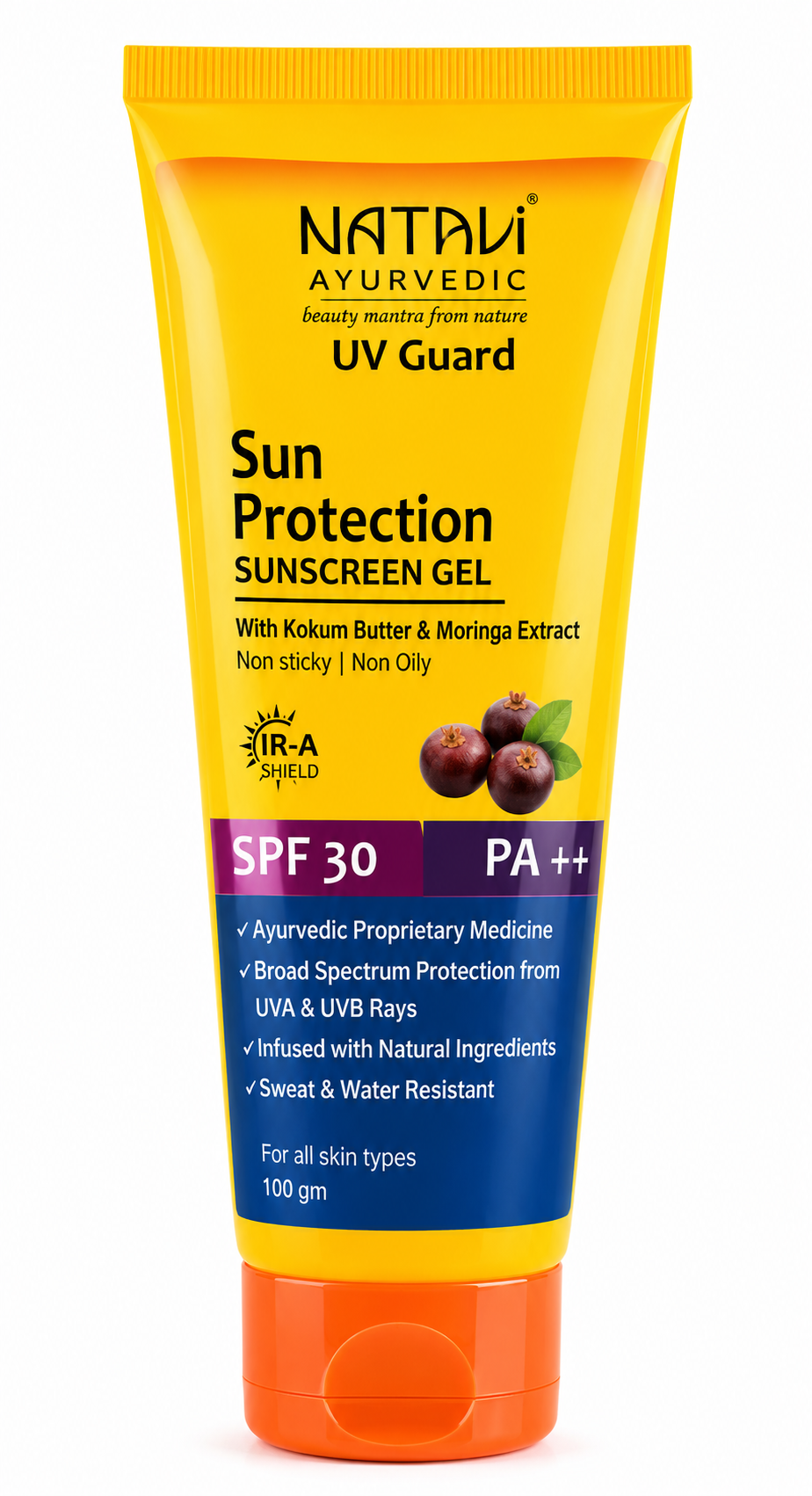 Ayurvedic UV Guard Sunscreen GEL SPF 30 P+++100GM