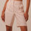 Miniatura: Bermuda Gabi - Linho Rosa Nude