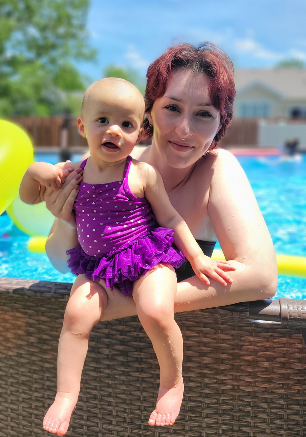 Daughter Mya & granddaughter Simone