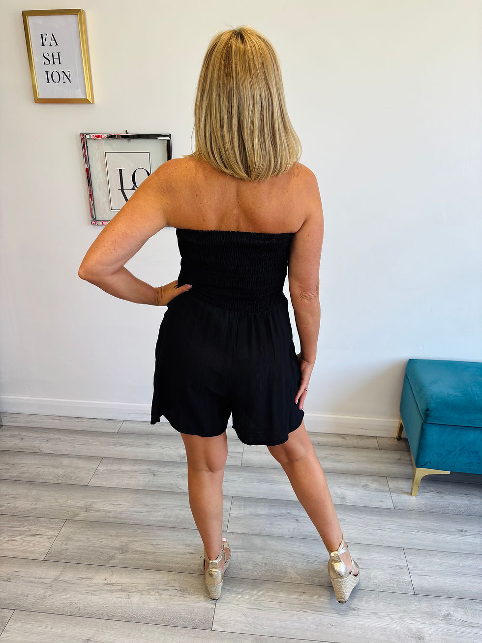 Thumbnail: The Luna Playsuit - Black