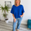 Thumbnail: The Styled Basic Knit Jumper - Royal Blue
