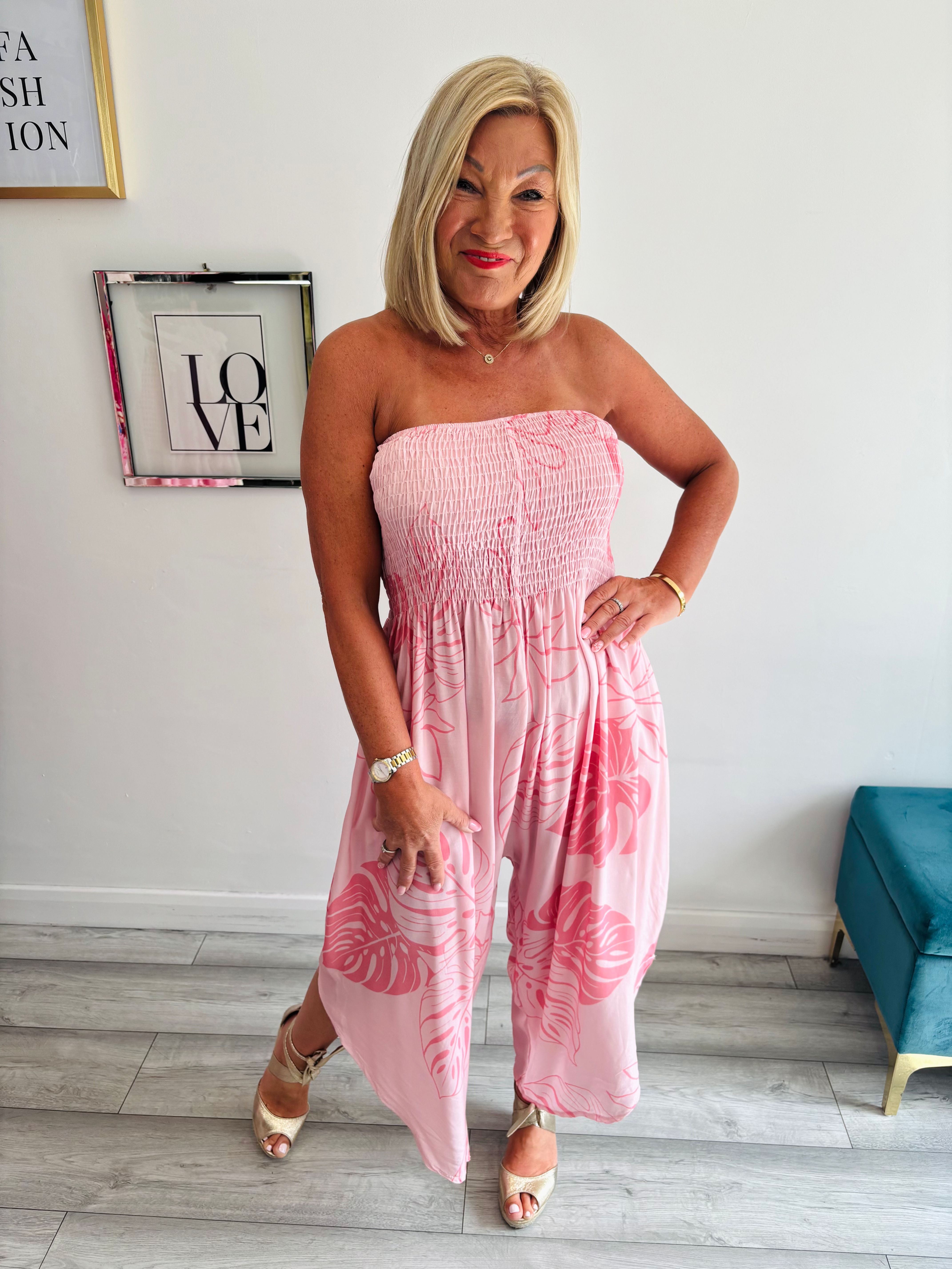 The Havana Jumpsuit - Pink