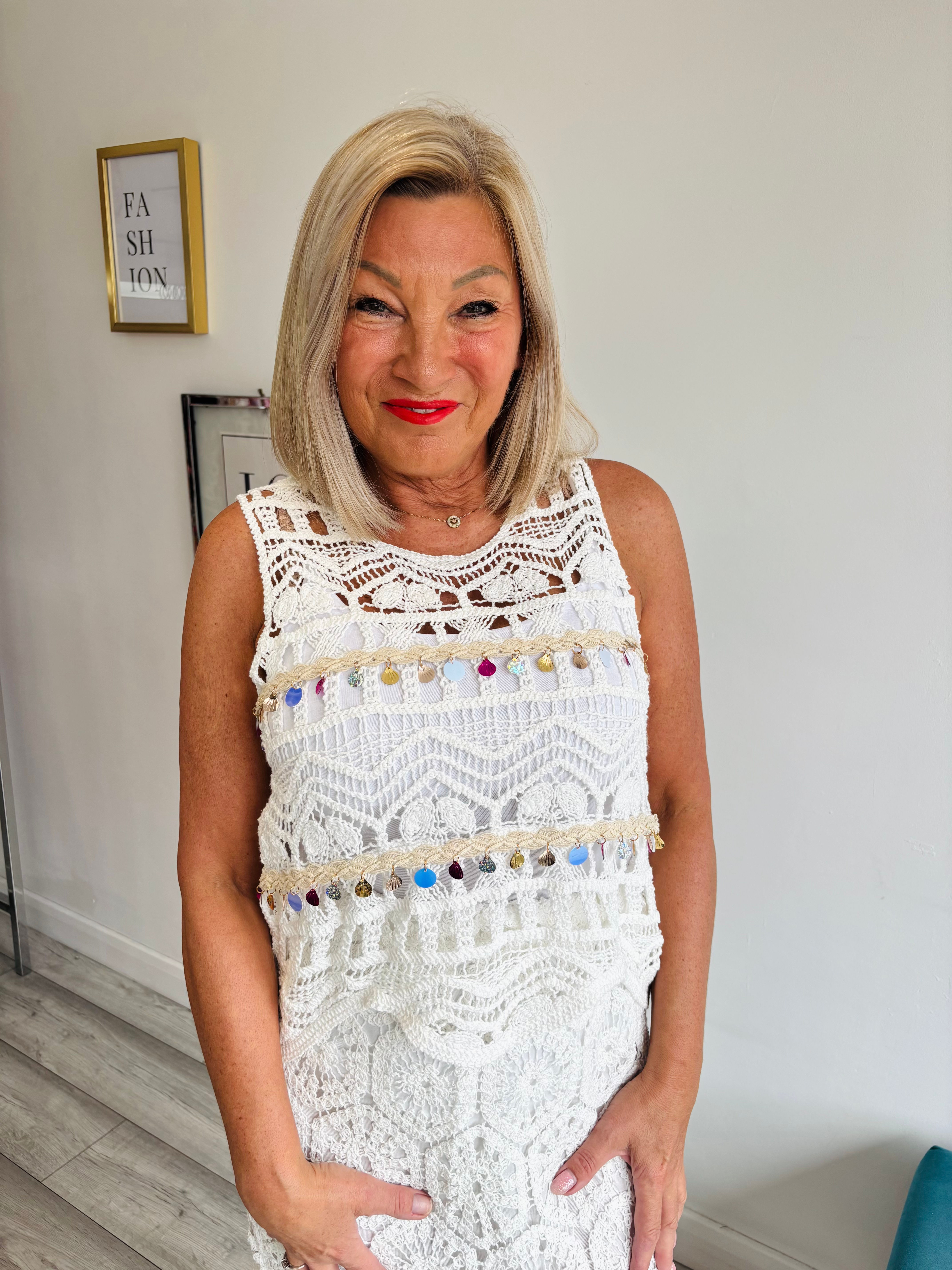 Seashell Crochet Top