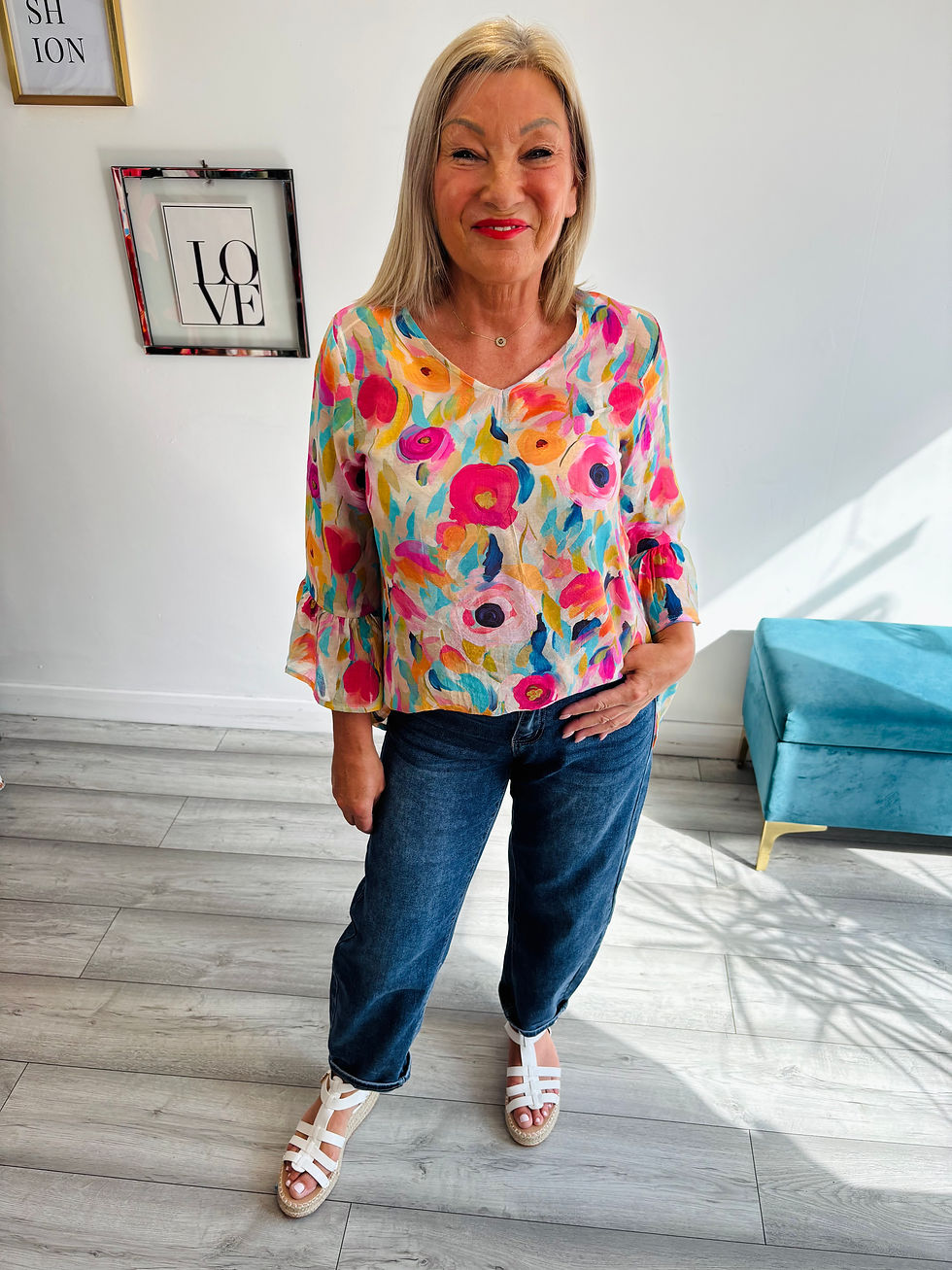 Thumbnail: Mila Meadow Floral Top 