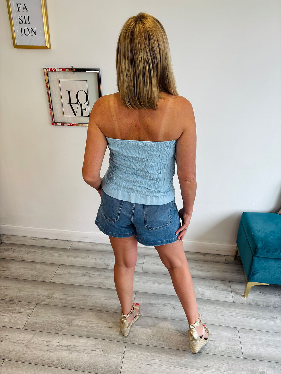 Thumbnail: Mid Denim Pocket Shorts