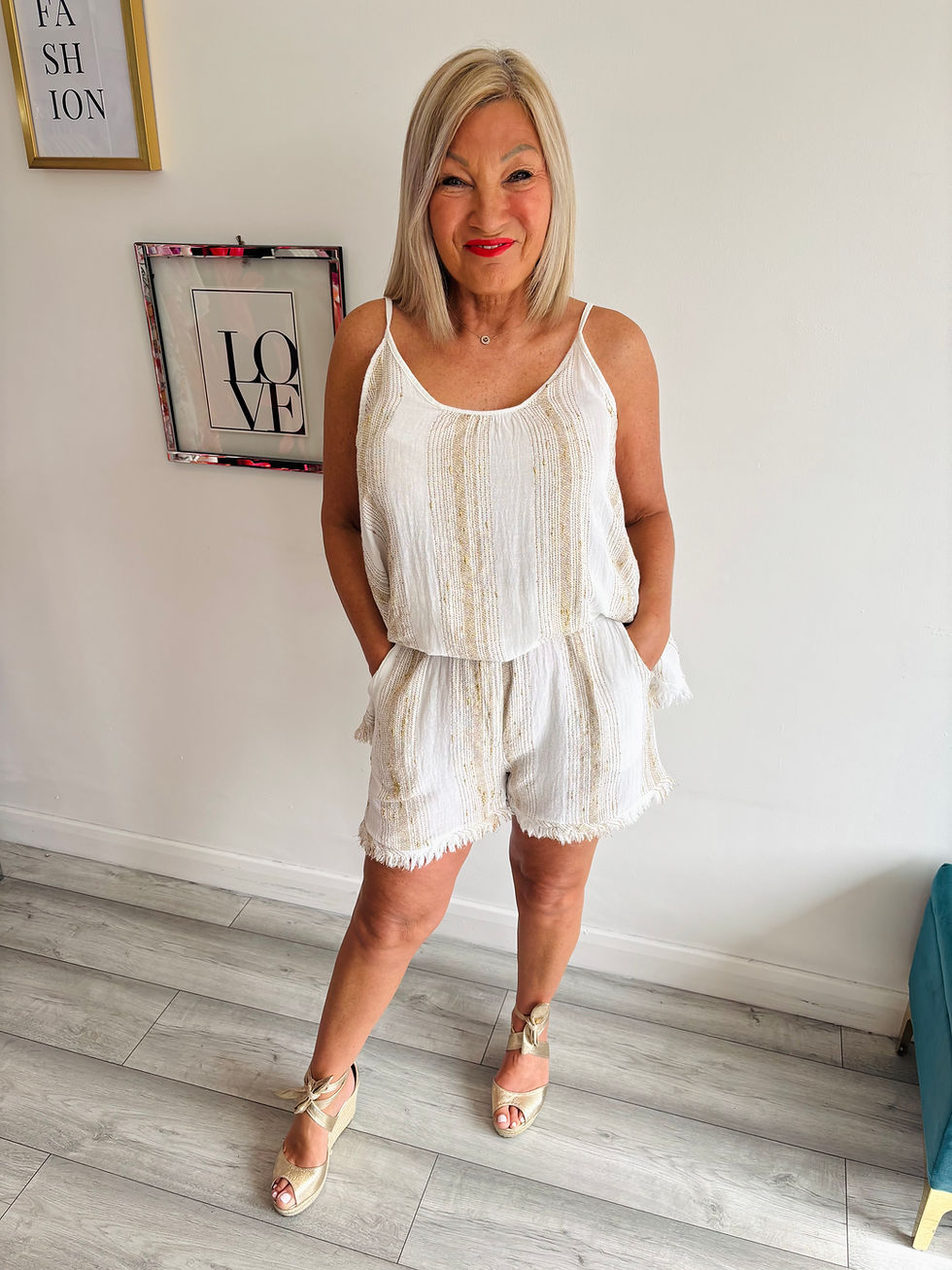 Thumbnail: Golden Sands Fringed Shorts 