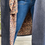 Thumbnail: Denim Trench Coat with Leopard Lining