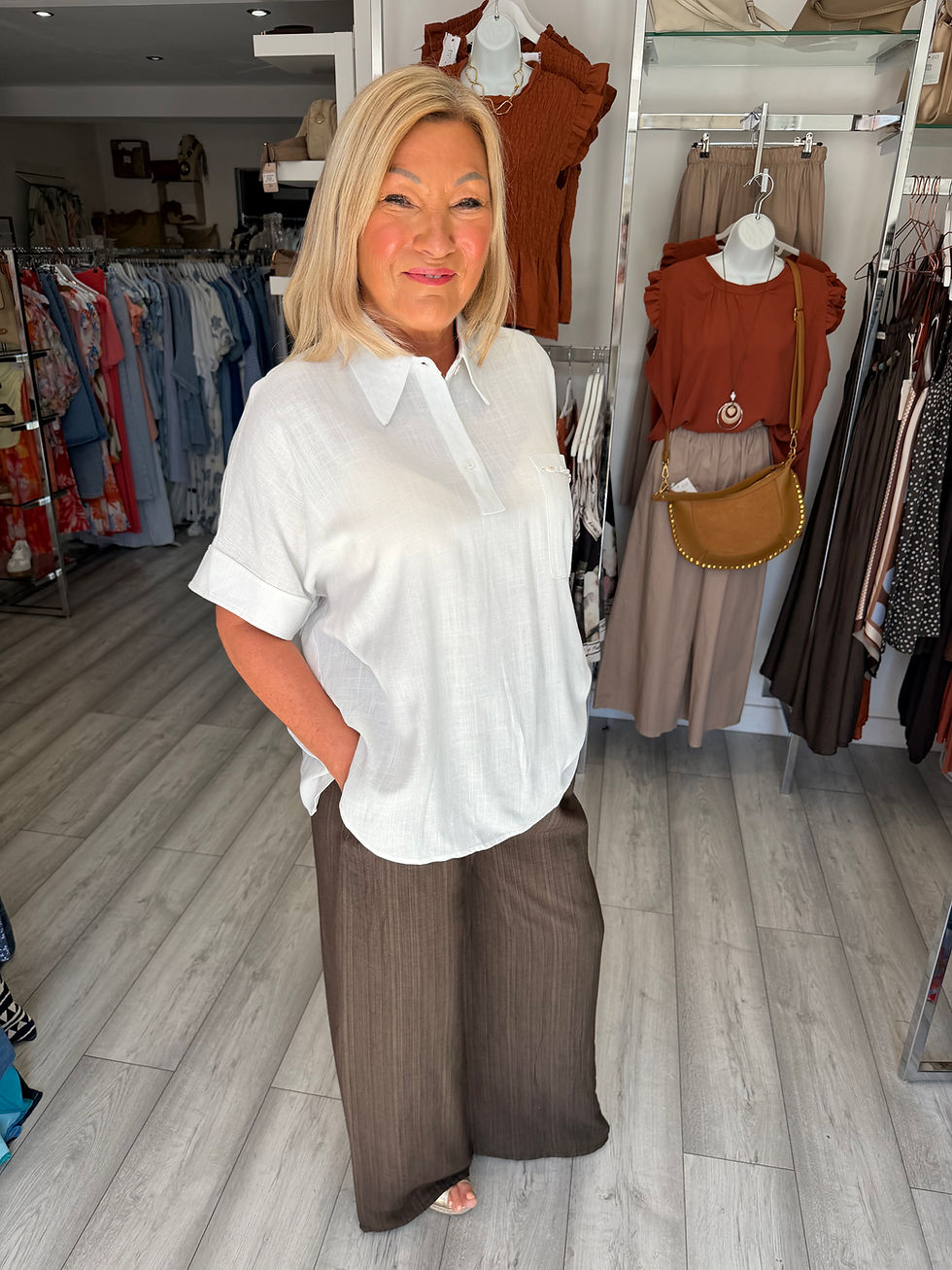 Thumbnail: Eden Neutral Shirt - White