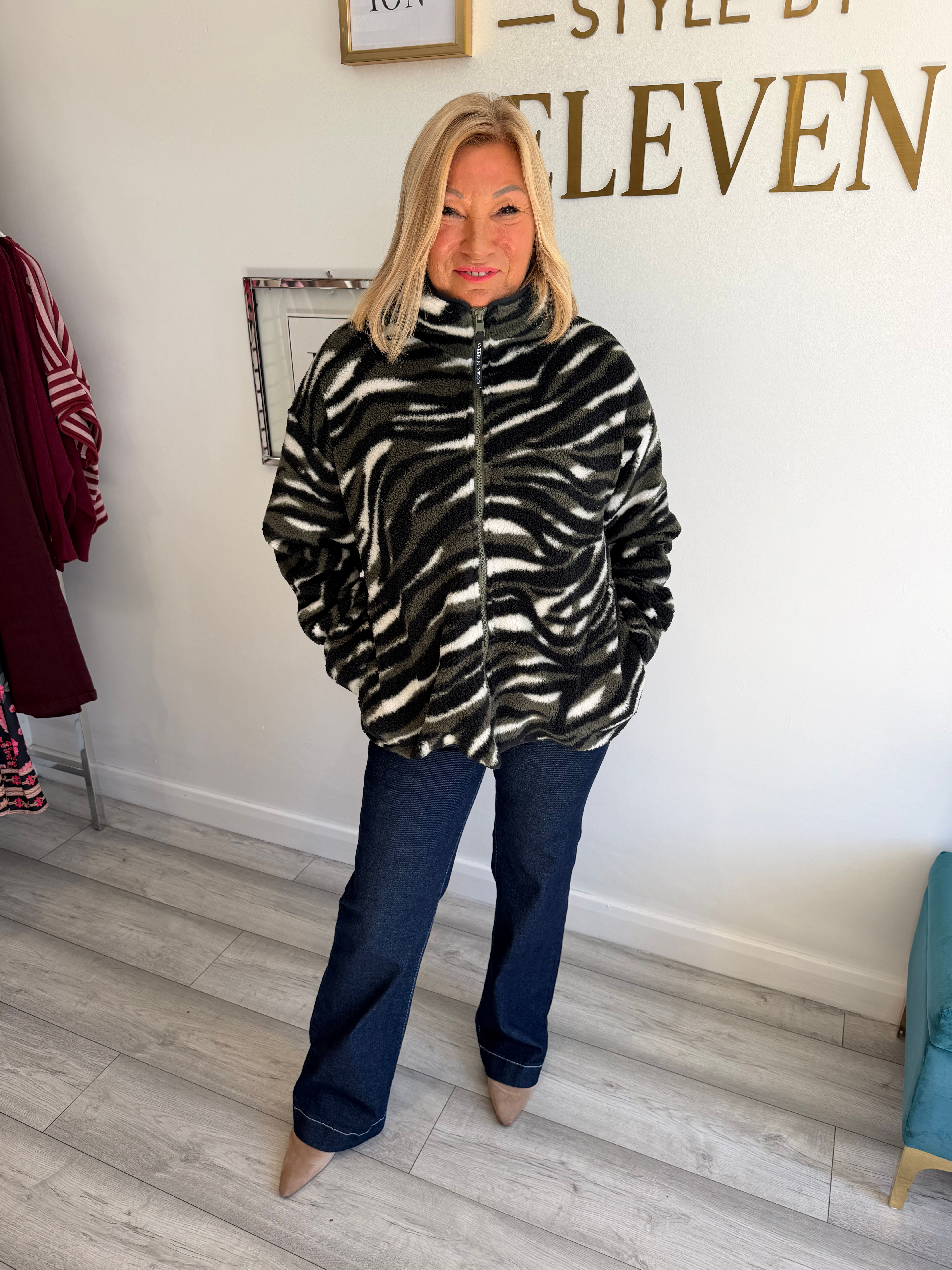 The Khaki Camo Fleece Jacket