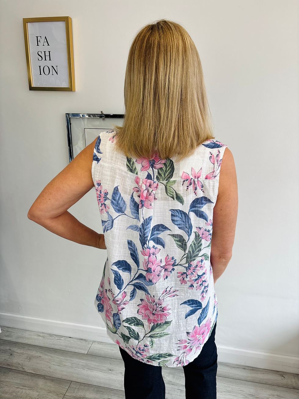 Thumbnail: Indra Floral Sleeveless Top