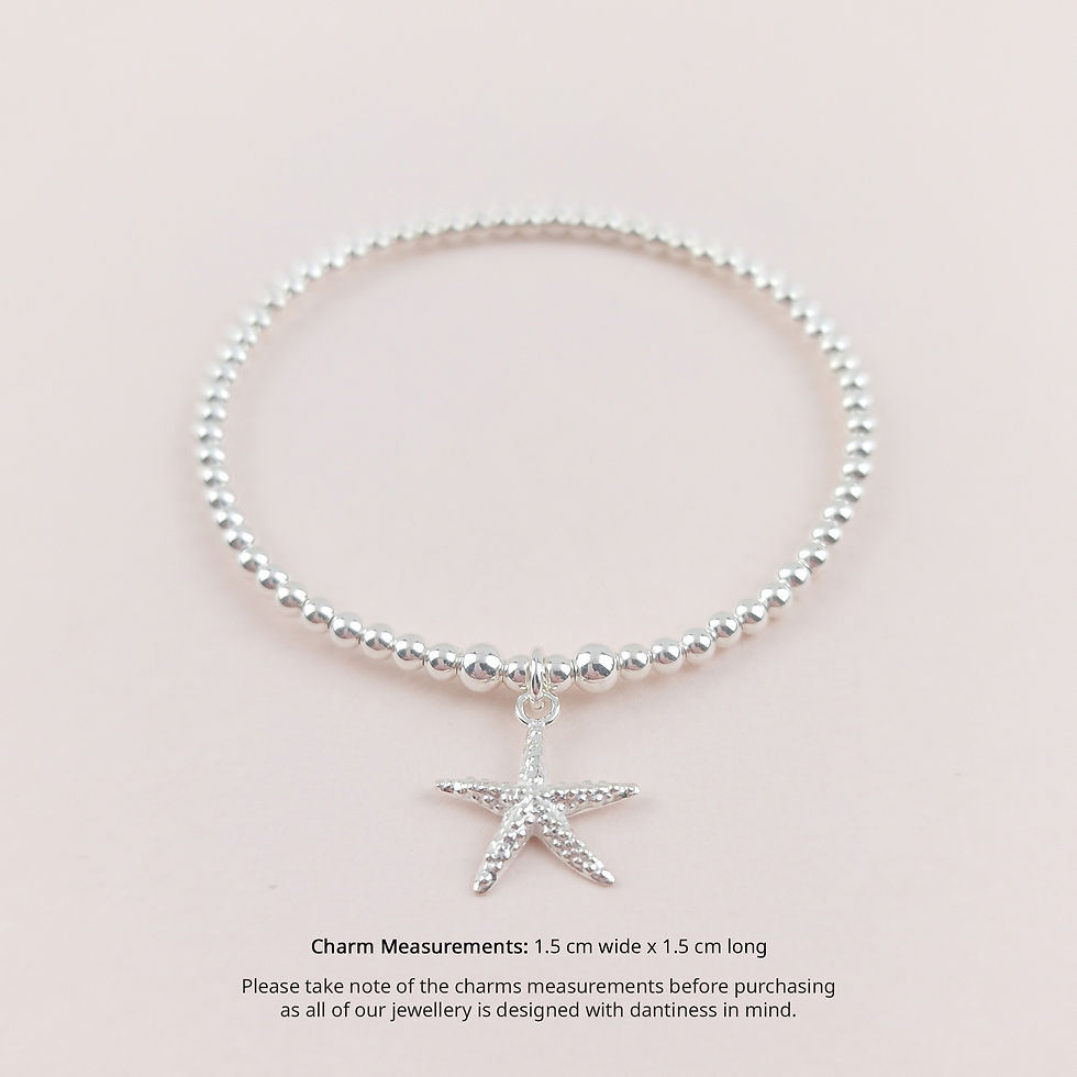 Thumbnail: Sterling Silver Starfish Bracelet