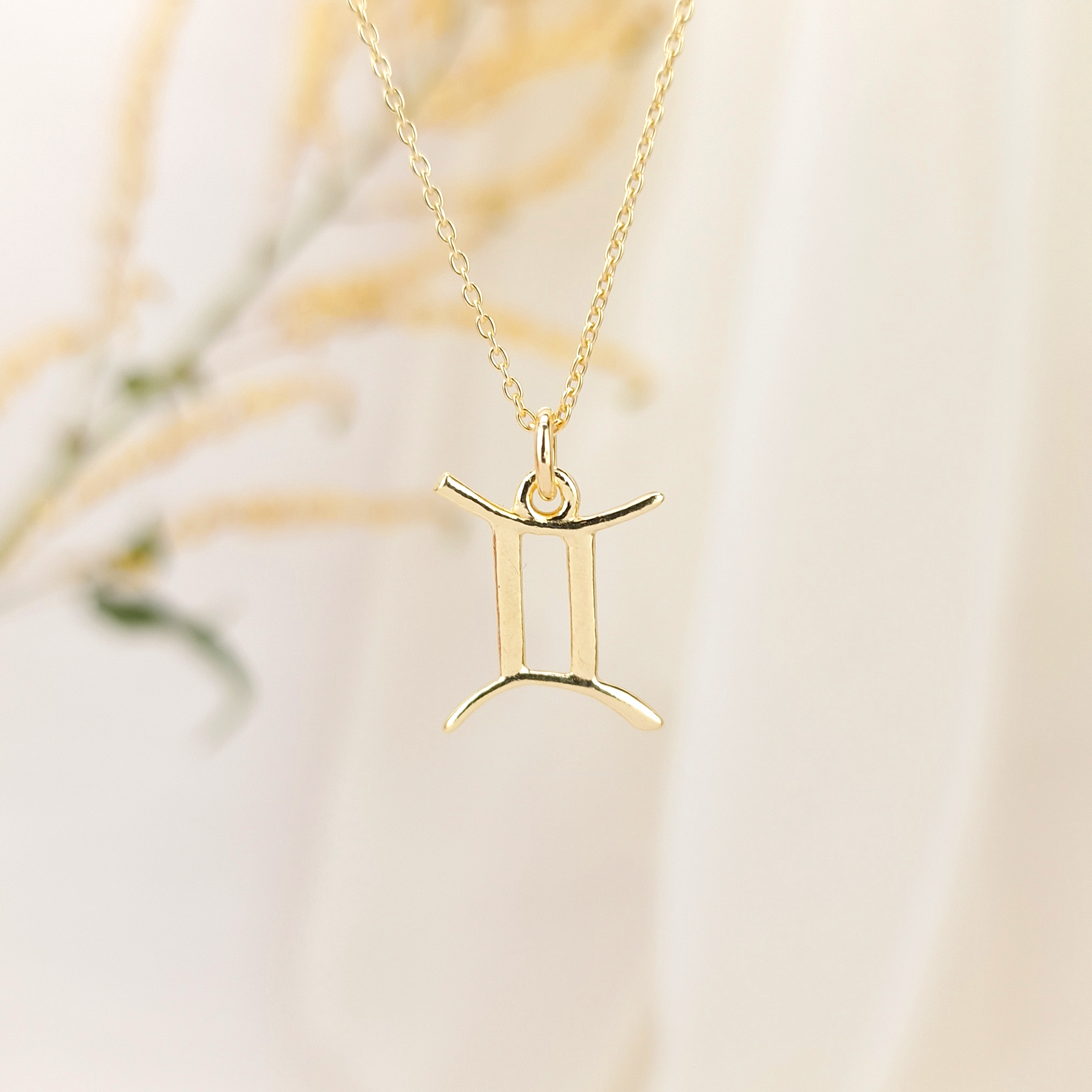 Gold Plated Gemini Necklace | Bohemarie