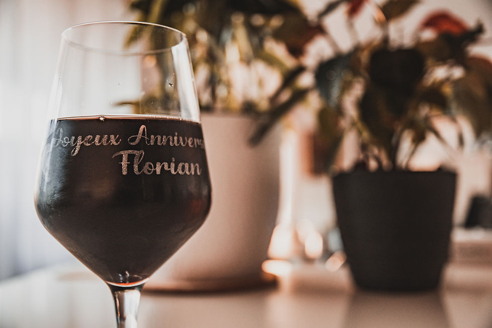 Miniature : Gravure sur verre