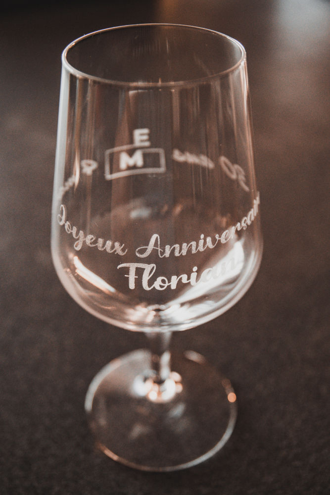 Miniature : Gravure sur verre