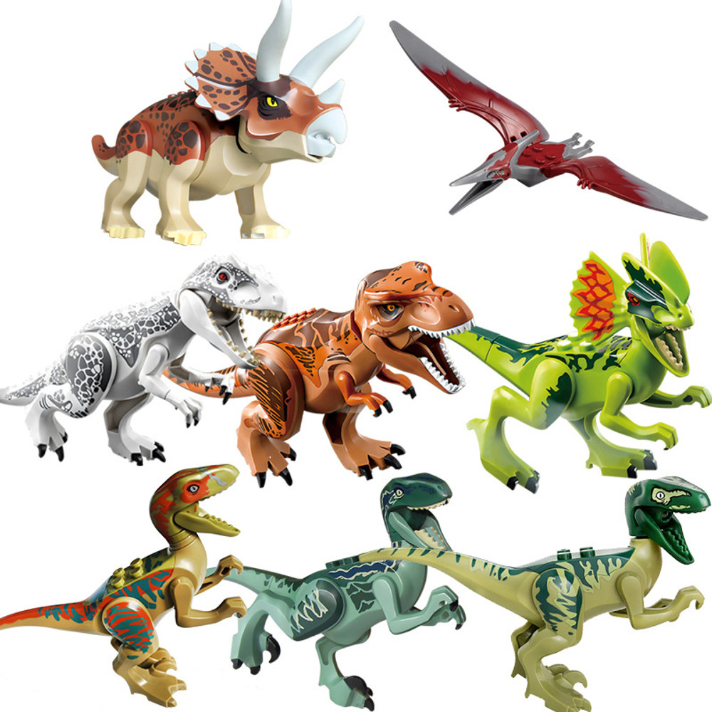 Mini dinossauros de montar