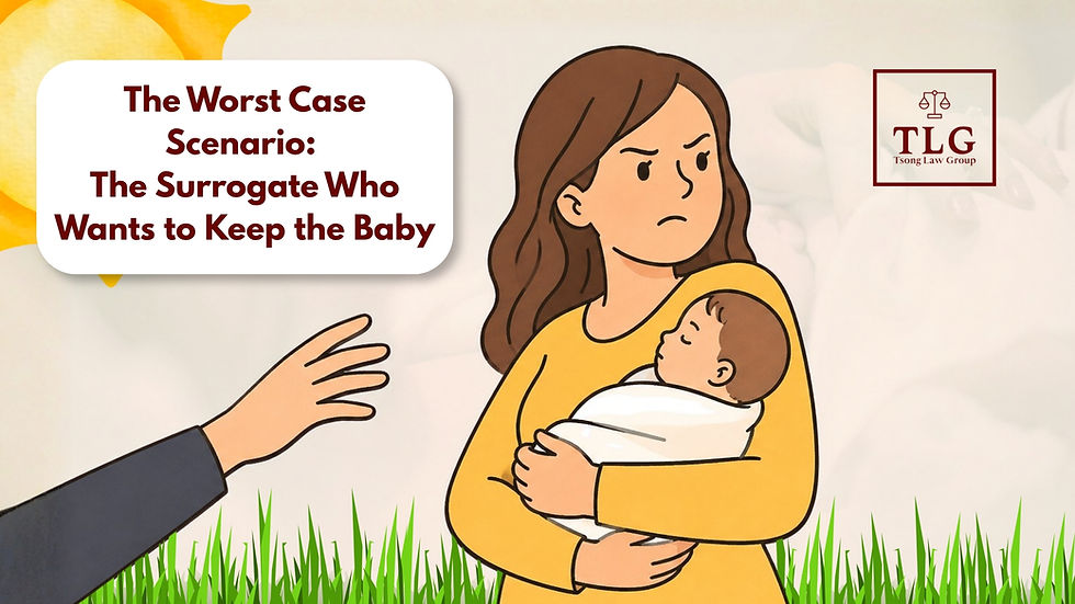 the surrogate who wants to keep the baby