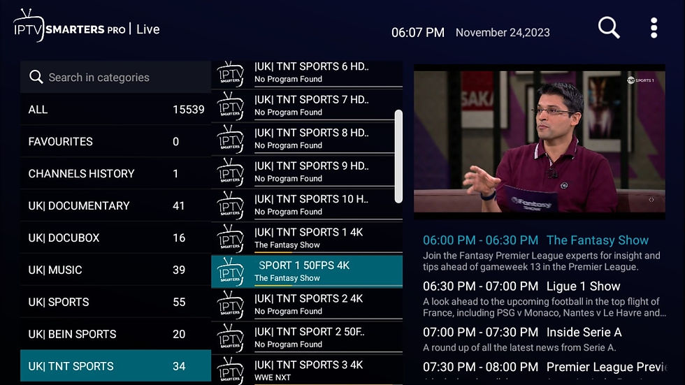 OVER 15000 LIVE TV CHANNELS with an IPTV subscription using IPTV Smarters Pro