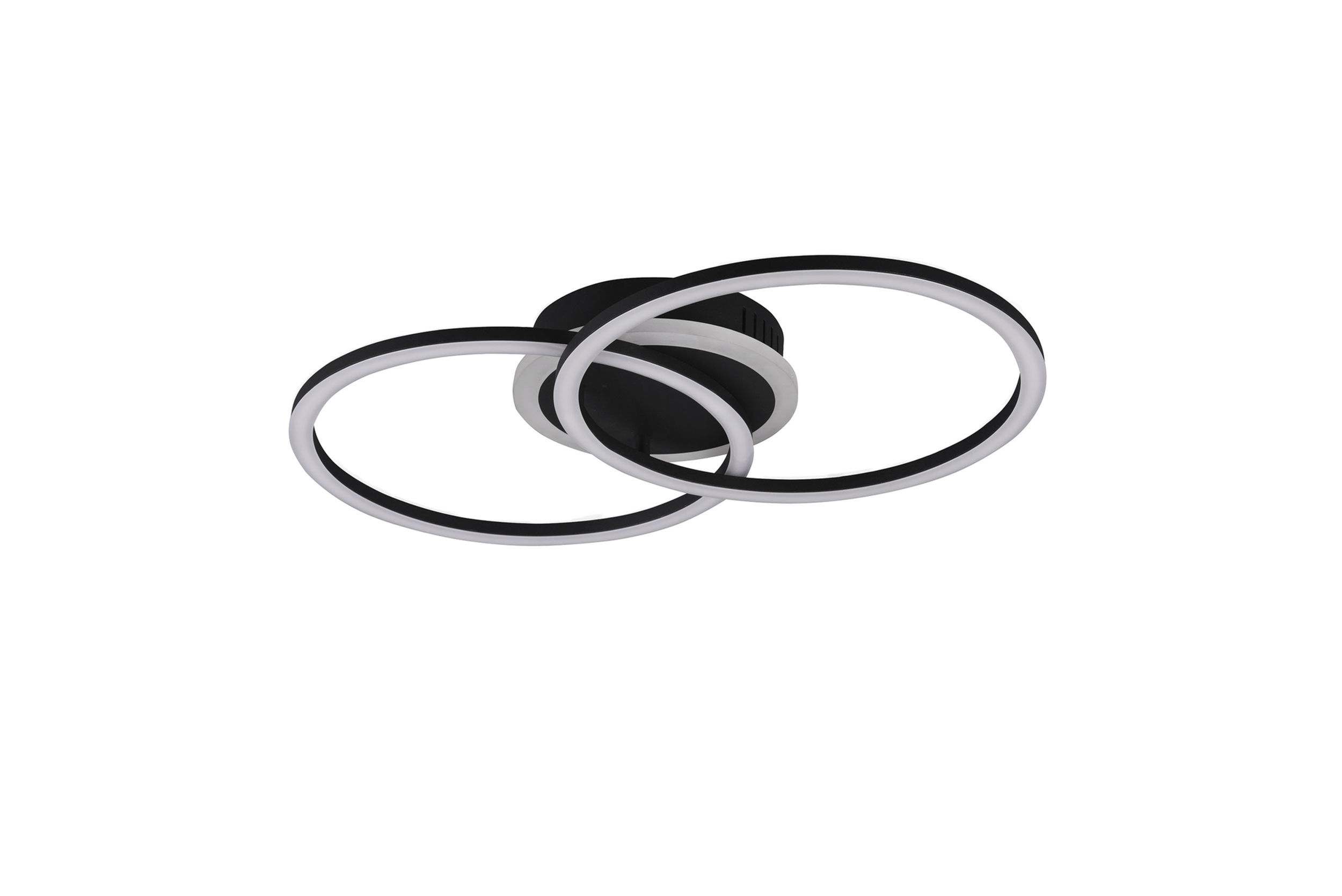 VENIDA – Round Ribbon LED Ceiling Light (Black)