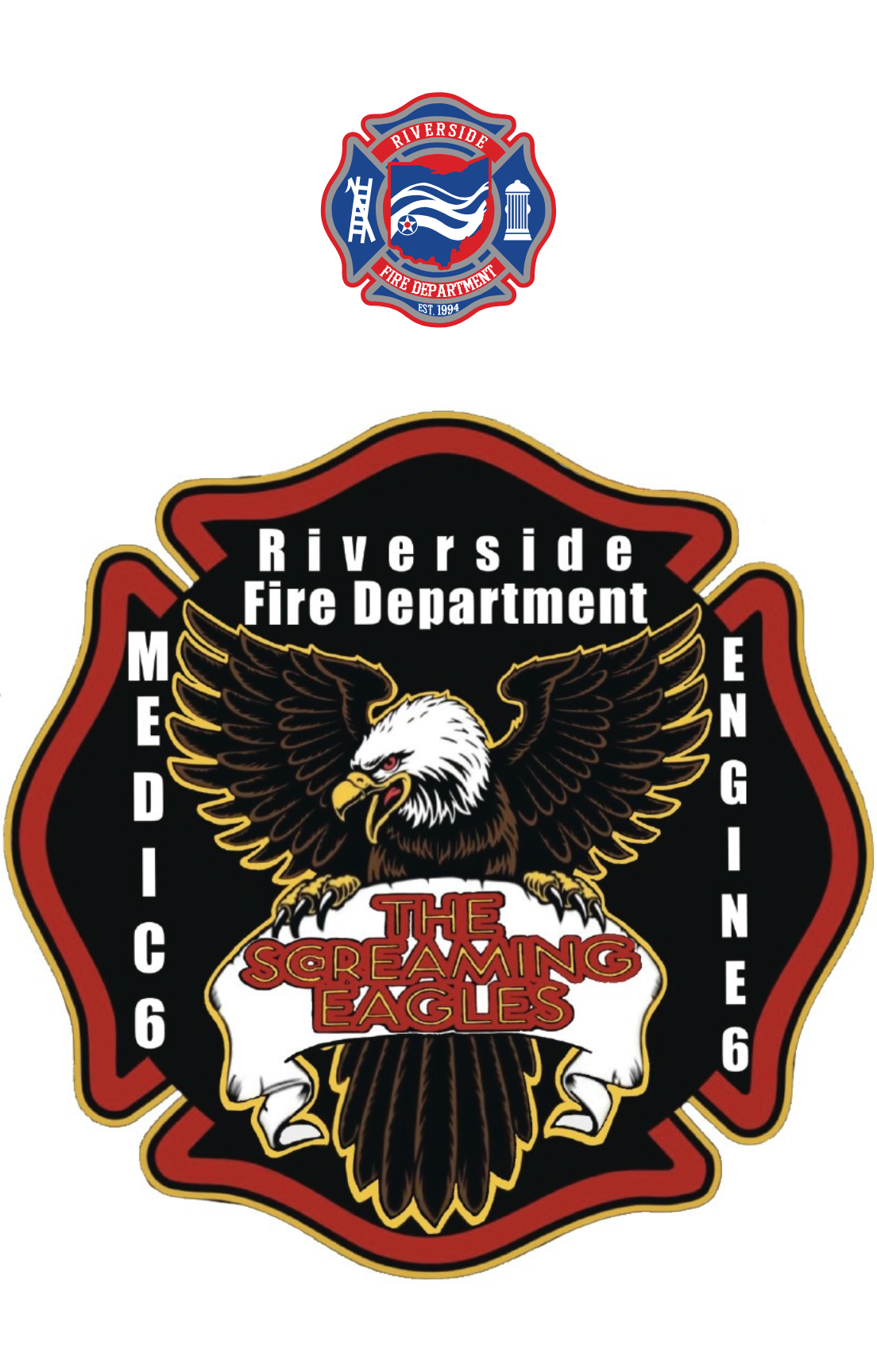 Riverside Fire Department - Screaming Eagles T-Shirt