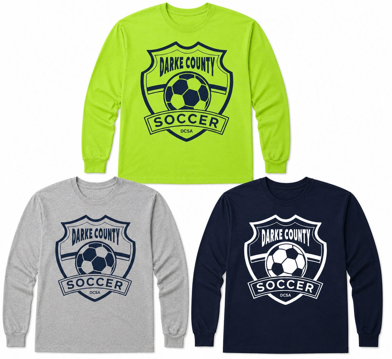 Darke County Soccer - Long Sleeve T-Shirt