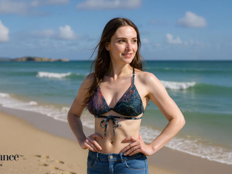 Dive into Summer Bliss with Élégance Paris Abyss Bikini - Your Eco-Friendly Fashion Statement!