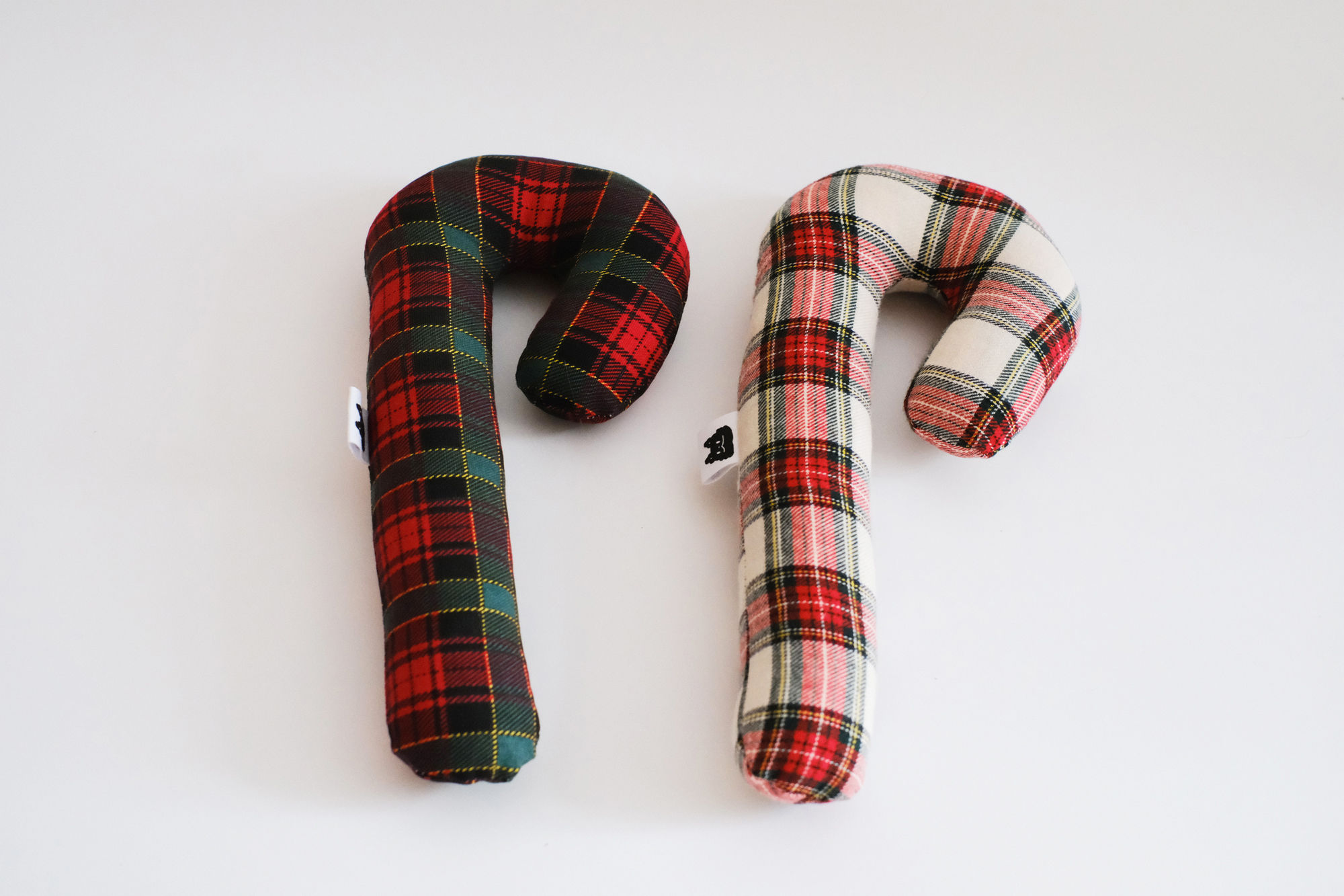 Handmade Candy Cane Catnip Toy