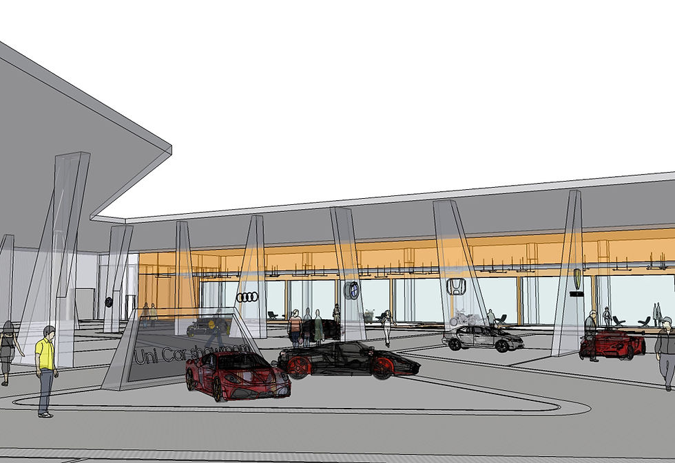 car showroom