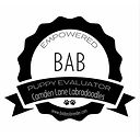 Baxter and Bella Puppy Evaluator Award