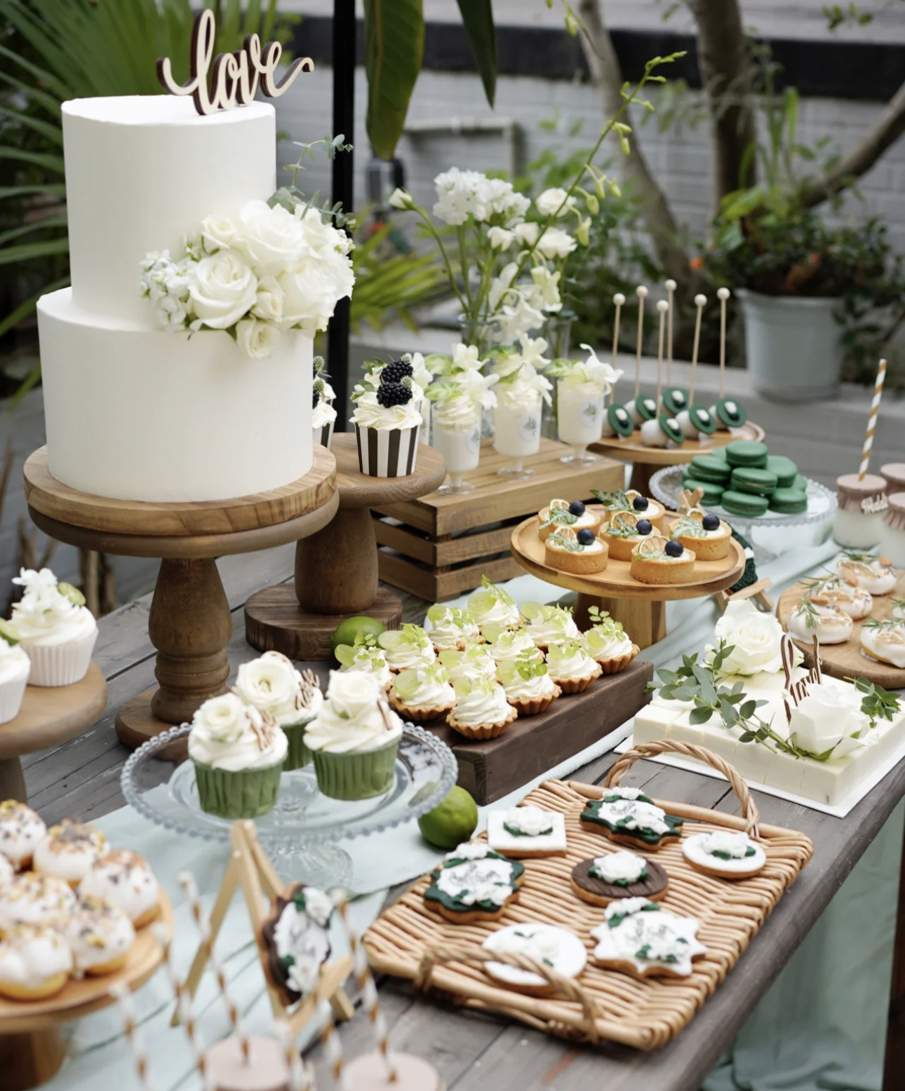 Arranged Food and Objects