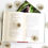 Thumbnail: one dozen stemless ivory book roses made from book pages