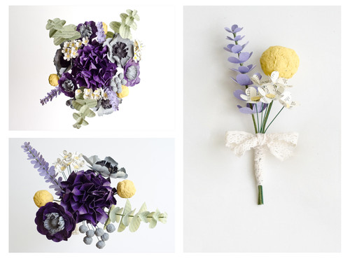 Wedding Party Flower Package for 4 or 6 People - Fully Customized