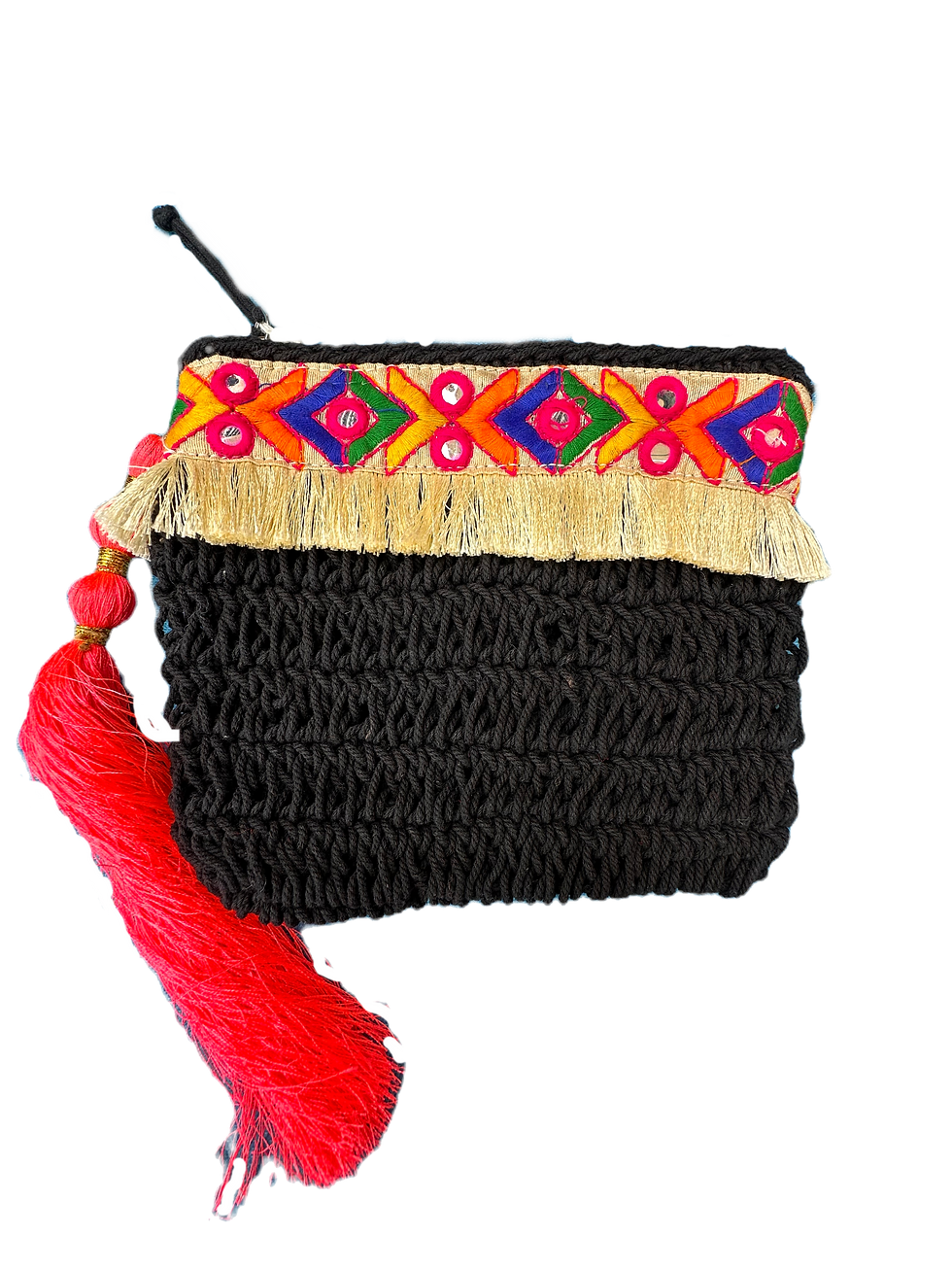 pochette tricotée