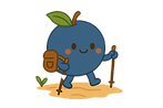 animated fruit hiking