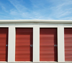 Red Storage Units