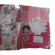 Calcinha infantil estampada (kit com 3). Estampas diversas. Tamanhos PP, P, M, G, GG. GRAÇ