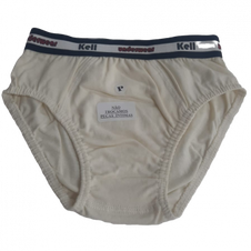 Cueca infantil cós lisa KELLYNHA .Cores diversas.  Tamanhos P, M, G.