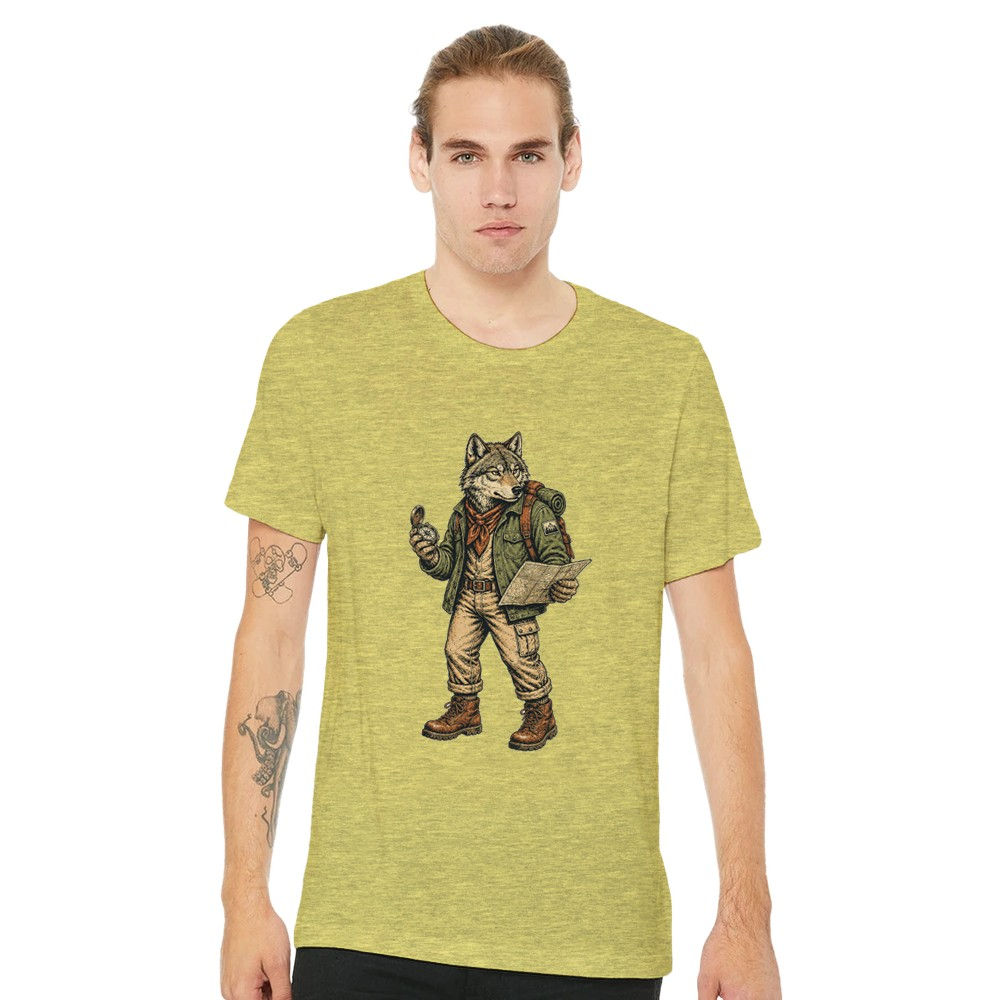 T-shirt Lupo Navigatore Vintage – Outdoor Explorer Collection
