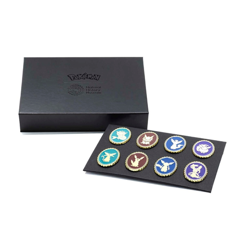 Pokemon × Natural History Museum: Evolutions of Eevee Pin Box Set