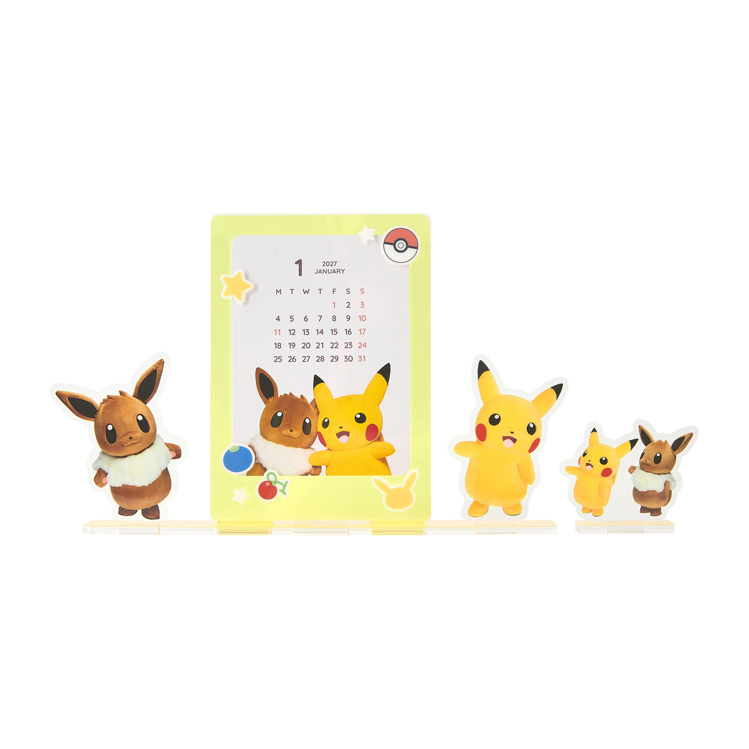 Pokemon Center Seasonal Situations Acrylic Frame Calendar 2027