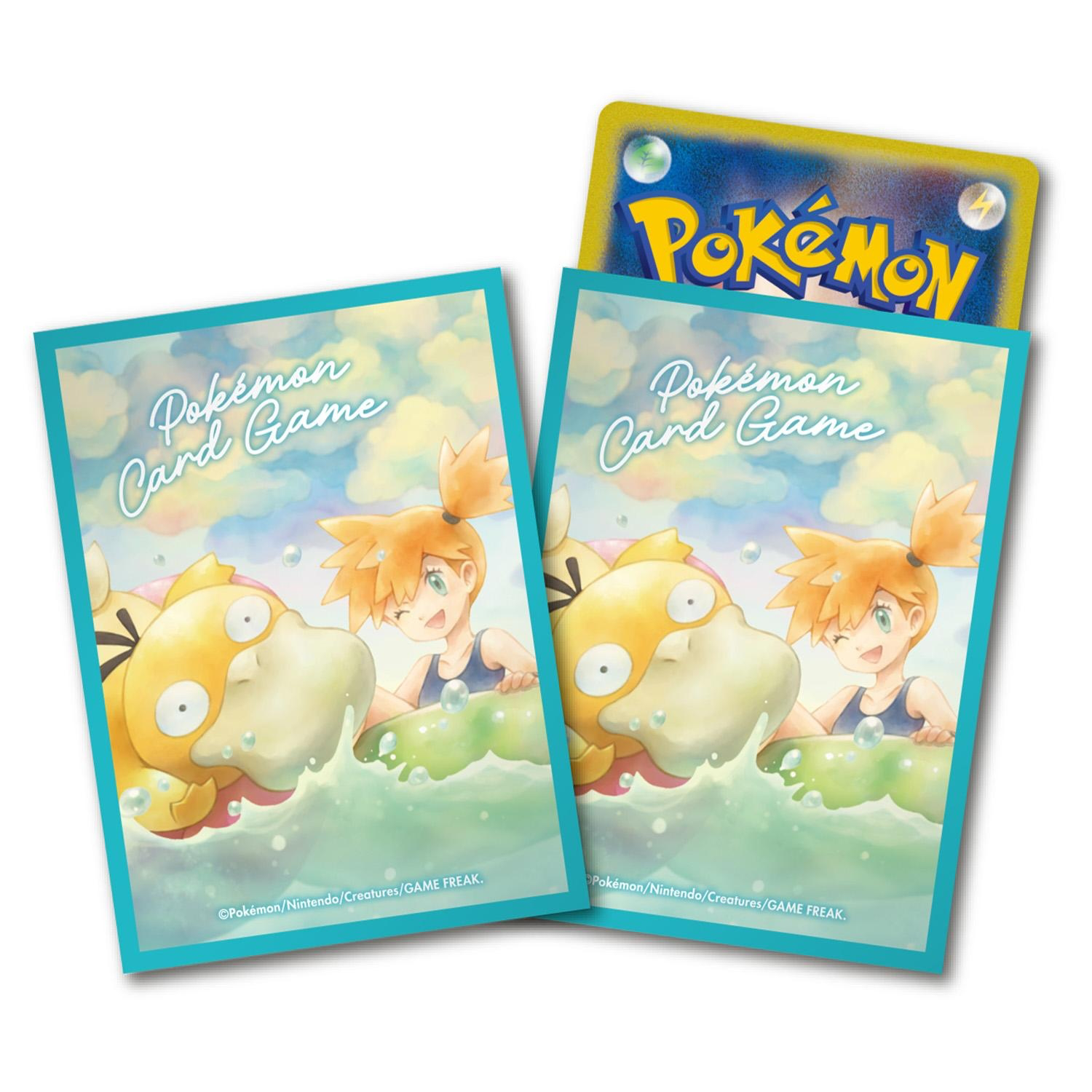 Pokemon Center Misty and Psyduck Sleeves