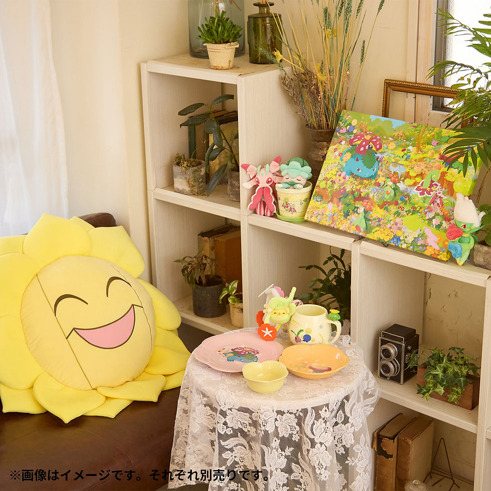 Thumbnail: Pokemon Flower Garden/Midarezaki Canvas Art