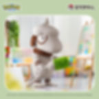 Thumbnail: Pokemon China Smeargle Drawing Painting Series Life-Sized Smeargle