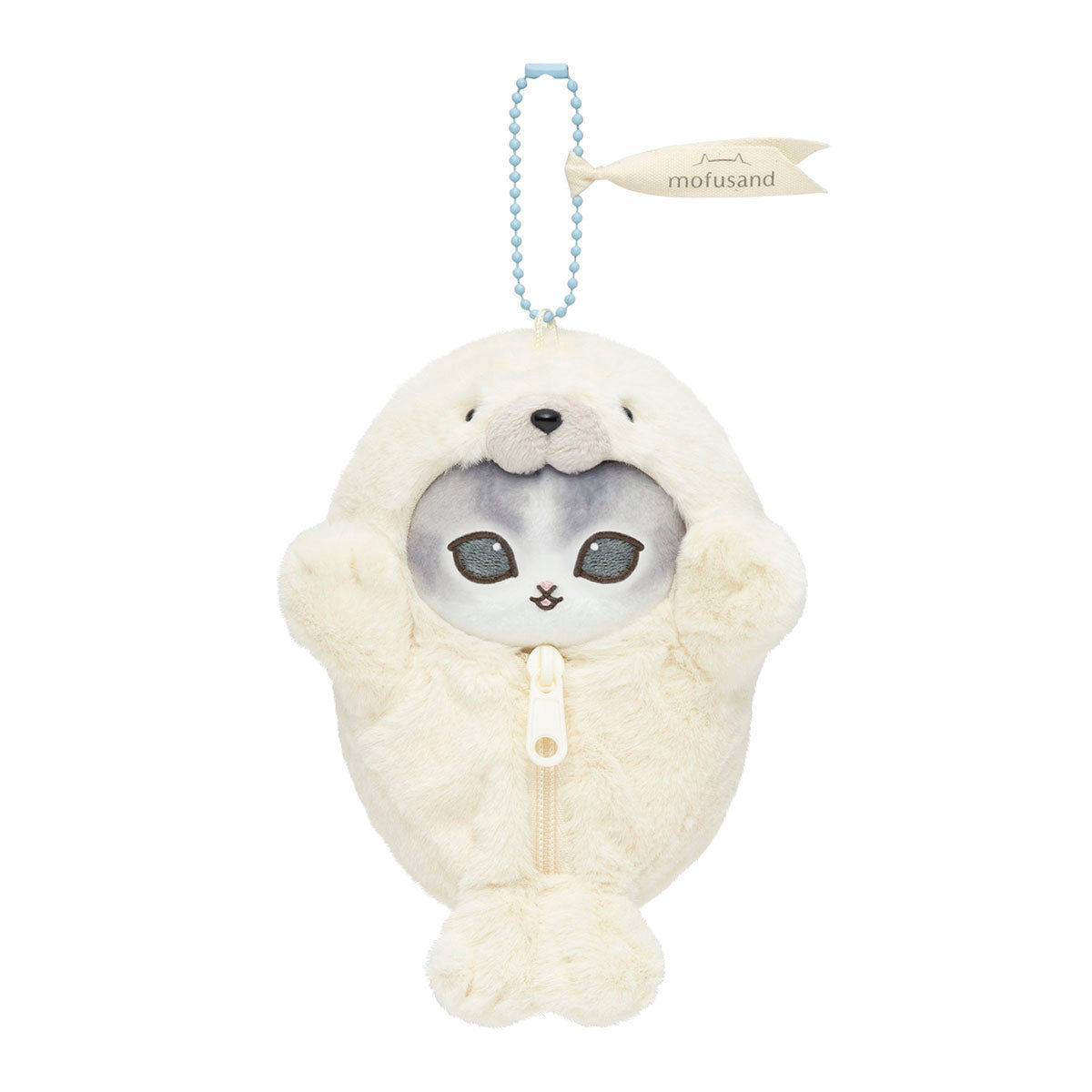 Mofusand Fluffy Sea Creature Cat Mascot (Spotted Seal Cat)