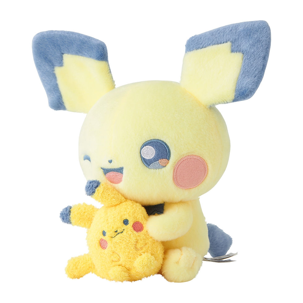 Thumbnail: Pokemon Little Daydream Pichu and Pikachu Plush Toy Plushie
