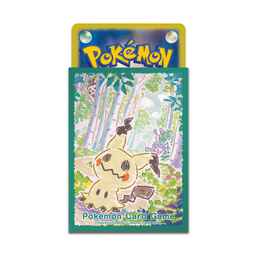 Pokemon Center Crayon Mimikyu [Green Border] Sleeves | NYC Plushie